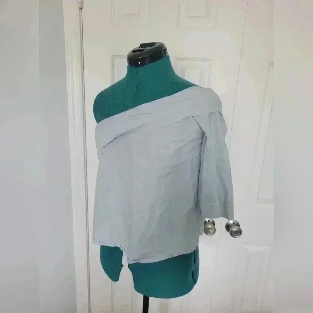 Influence Cotton Boatneck Off Shoulder Blouse UK 8 (US 4)